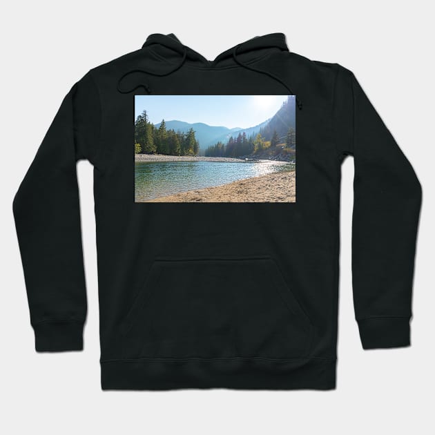 Similkameen River View at Bromley Rock Provincial Park Hoodie by Amy-K-Mitchell